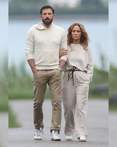 جنیفر و نامزدش بن افلک 