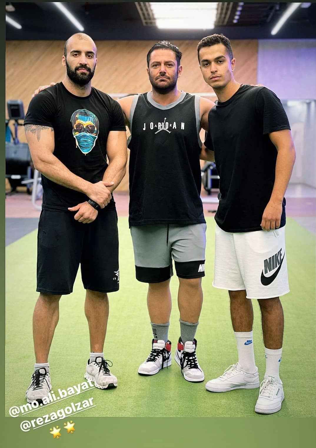 رضا گلزار و بهزاد لیتو خواننده مشهور رپ با هم صمیمی شدند +عکس رضا گلزار و بهزاد لیتو