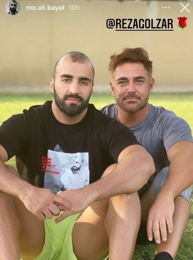 اقدام عجیب محمدرضا گلزار + عکس اقدام عجیب محمدرضا گلزار + عکس