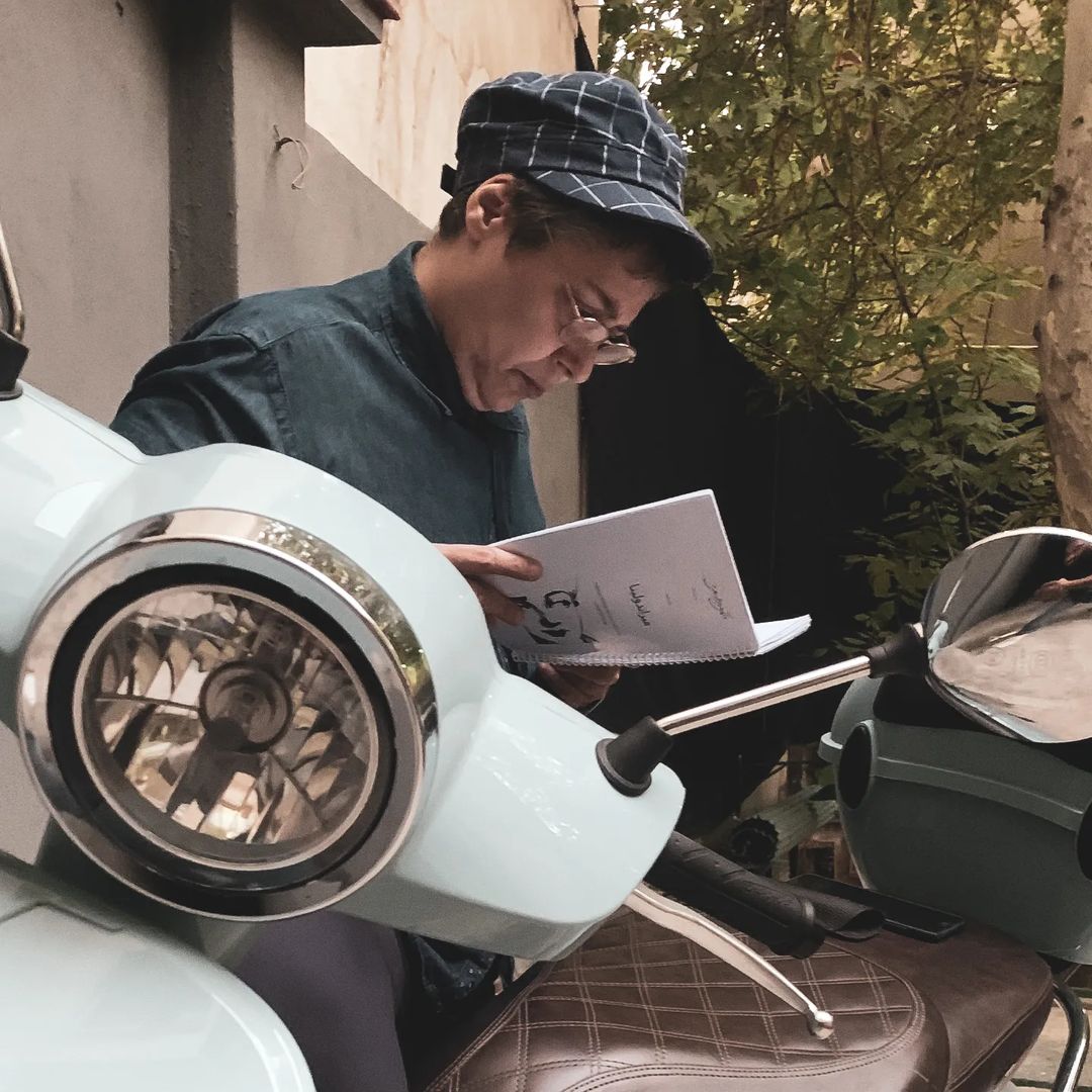 مازیار لرستانی موتورسوار شد/عکس مازیار لرستانی موتورسوار شد/عکس