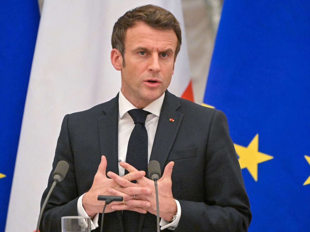 مکرون خواستار میانجیگری ایران در جنگ روسیه و اوکراین شده مکرون خواستار میانجیگری ایران در جنگ روسیه و اوکراین شده