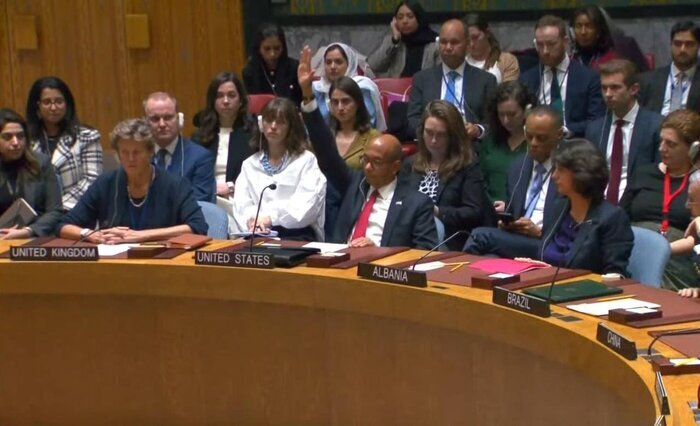 آمریکا قطعنامه پیشنهادی امارات برای برقراری آتش بس فوری در غزه را وتو کرد آمریکا قطعنامه پیشنهادی امارات برای برقراری آتش بس فوری در غزه را وتو کرد