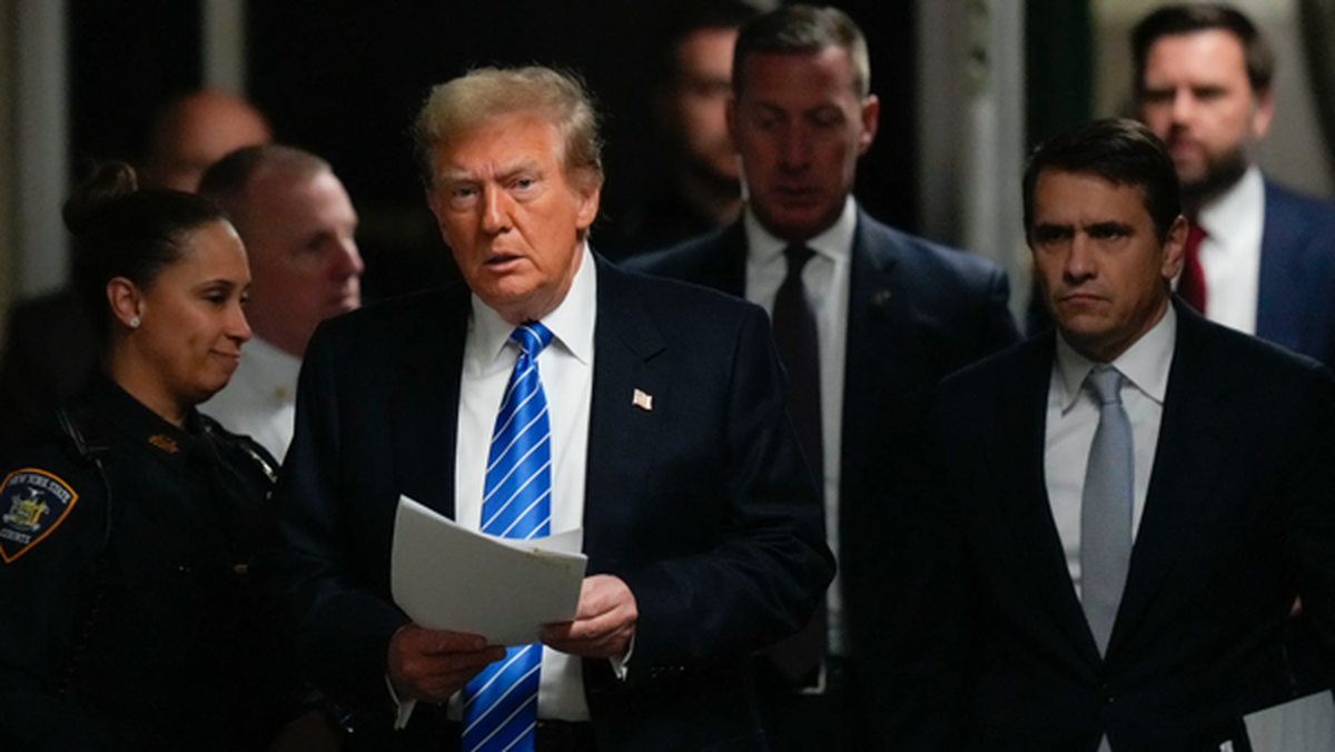 ترامپ بیرون دادگاه: من بیگناه هستم؛ کشور ما به سمت جهنم رفته است ترامپ بیرون دادگاه: من بیگناه هستم؛ کشور ما به سمت جهنم رفته است