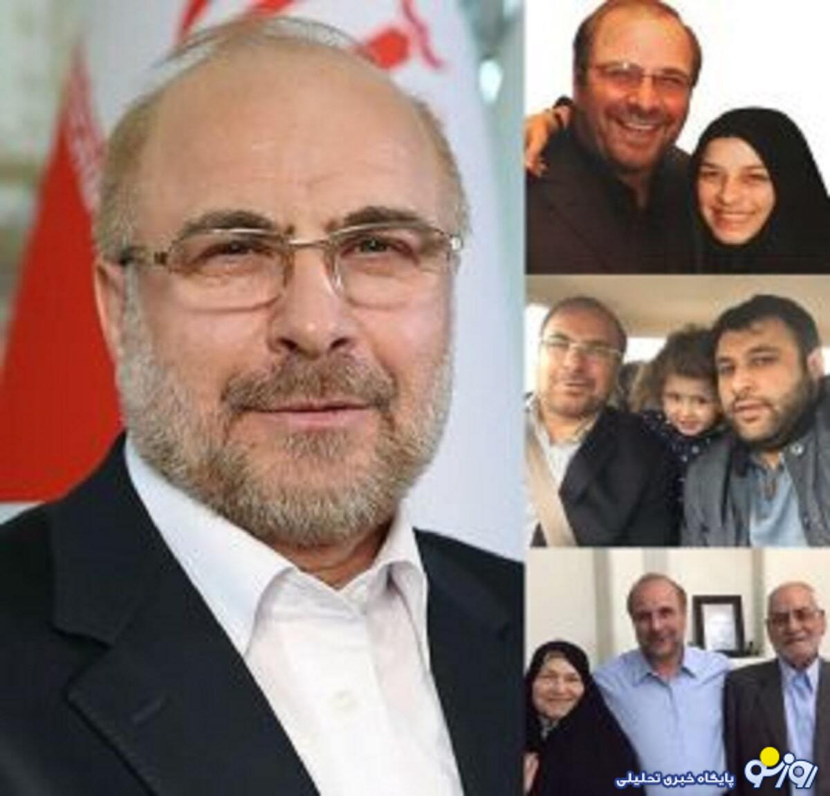 با همسر و فرزندان محمدباقر قالیباف+تصاویر با همسر و فرزندان محمدباقر قالیباف+تصاویر