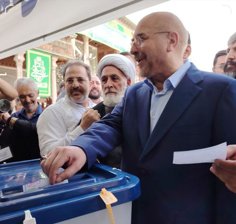 محمدباقر قالیباف کجا رأی داد؟