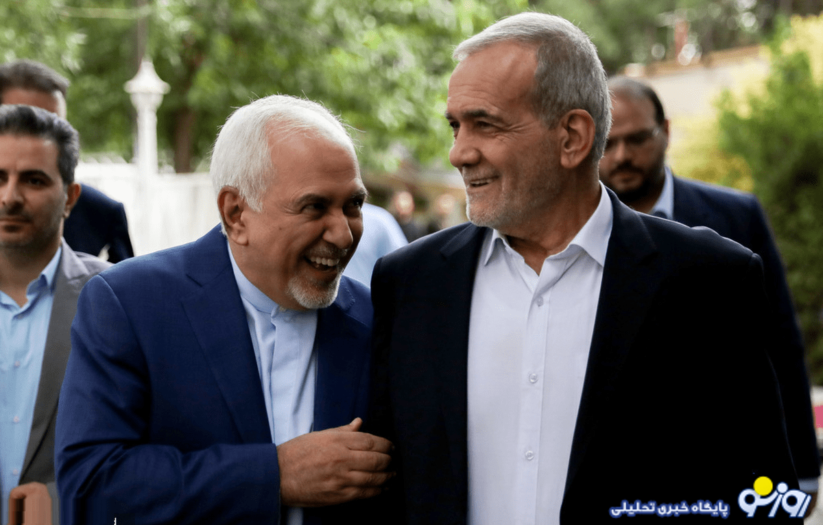 دیدار شبانه ظریف با پزشکیان برای پایان دادن به شایعات دیدار شبانه ظریف با پزشکیان برای پایان دادن به شایعات