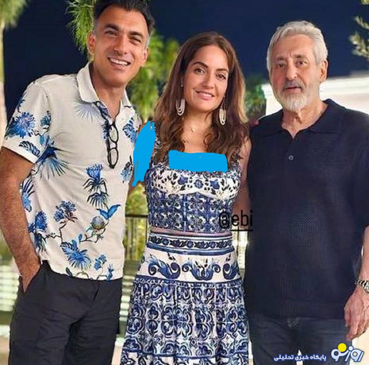 مهناز افشار در آغوش این دو هنرمند معروف/عکس جنجالی مهناز افشار در آغوش این دو هنرمند معروف/عکس جنجالی