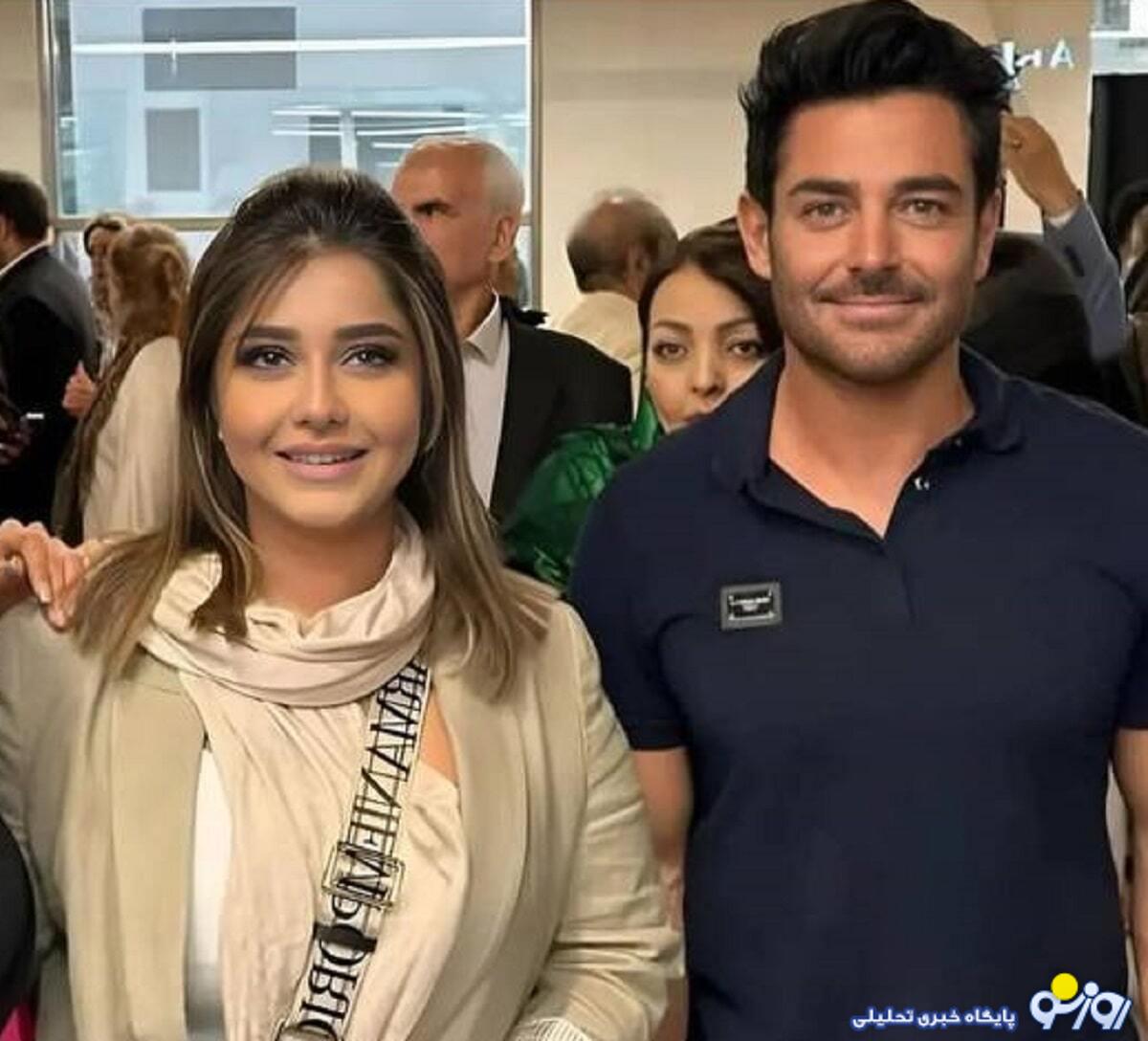 عکس لو رفته از محمدرضا گلزار و همسرش در مهمانی عکس لو رفته از محمدرضا گلزار و همسرش در مهمانی