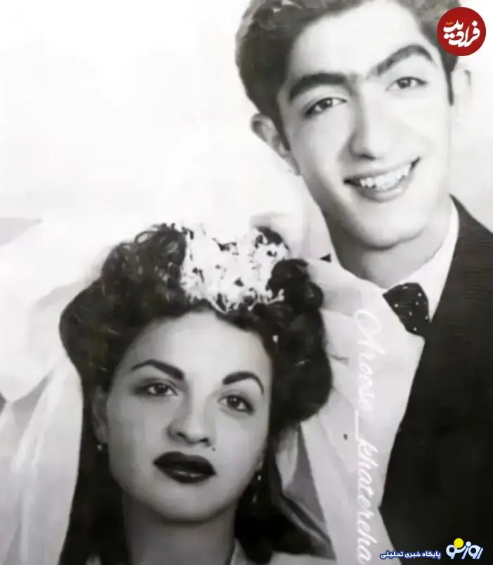 عکسی دیده نشده از مراسم ازدواج عزت الله انتظامی