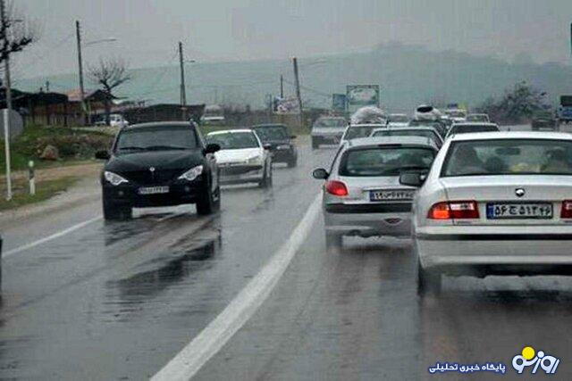 ترافیک سنگین در چالوس و ۳ آزادراه ترافیک سنگین در چالوس و ۳ آزادراه