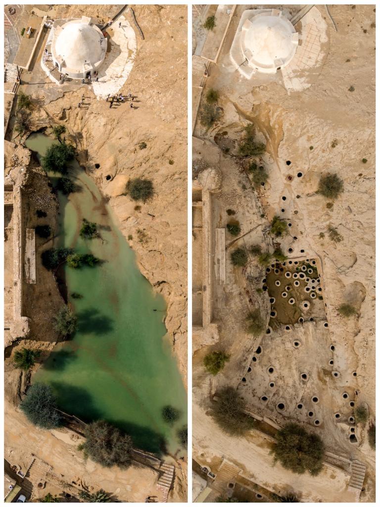 چاههای تَلا در قشم دوباره پرآب شدند