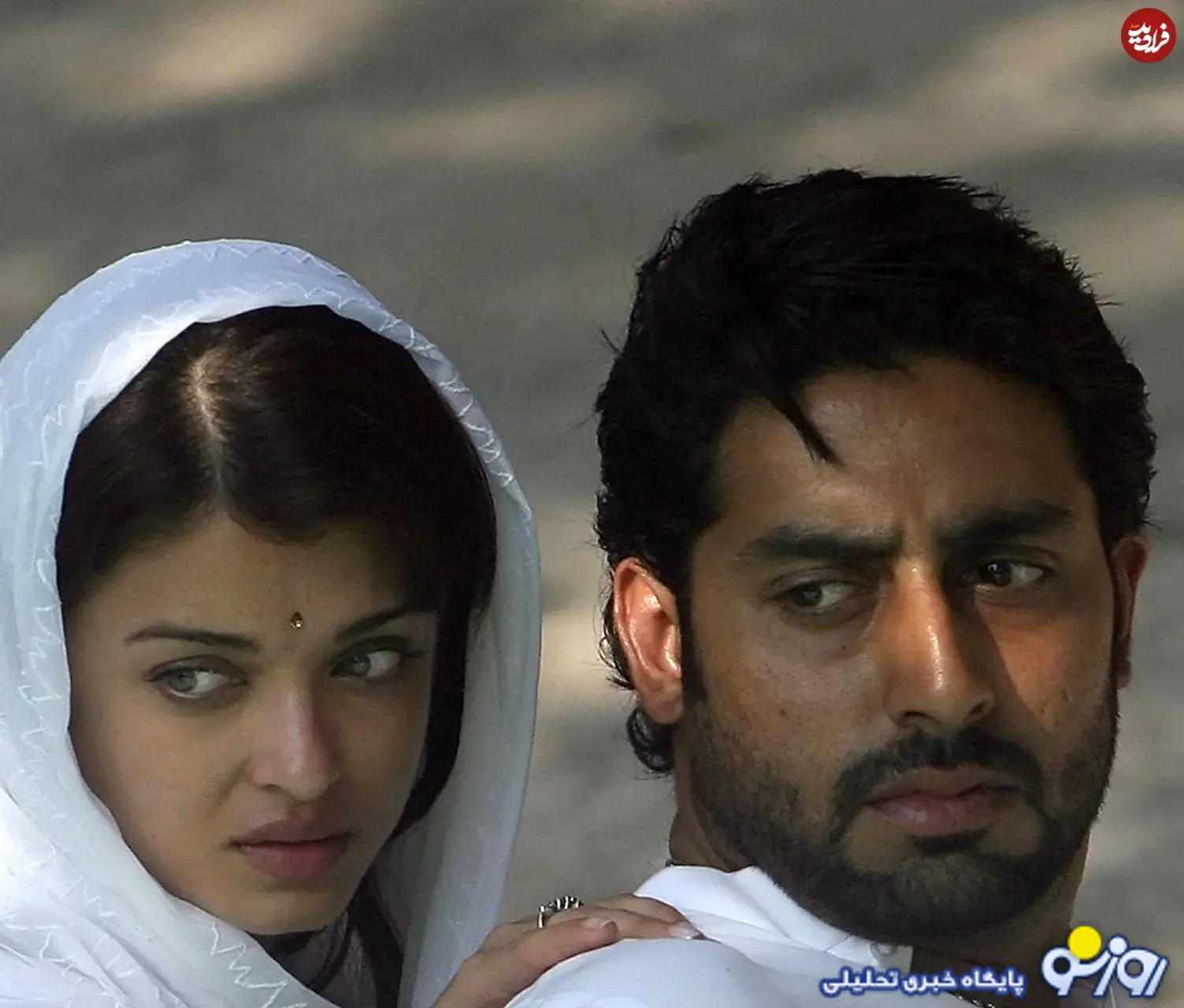 تصویری از آیشواریا رای همراه همسرش آبیشک باچان