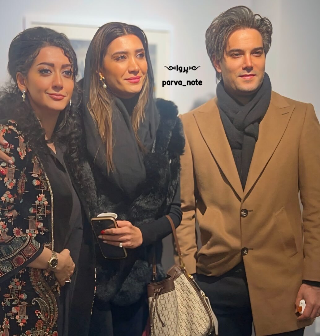 نیکی مظفری در افتتاحیهی گالری «آرامه»