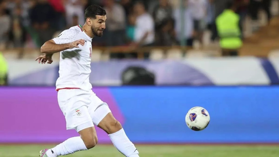 شهریار مغانلو مهاجم تیم ملی ایران و موقعیت از دست رفته  دروازه خالی مغانلو - اتحاد الکباء - تیم ملی ایران