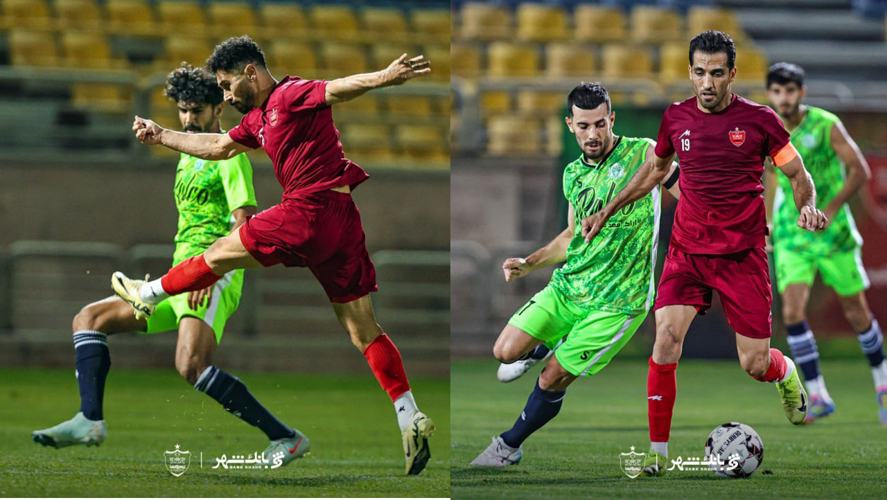 وحید امیری وینگر پرسپولیس تهران - امید عالیشاه هافبک پرسپولیس تهران - لیگ برتر ایران