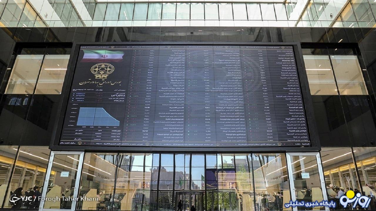 شاخص کل بورس در پایان معاملات امروز