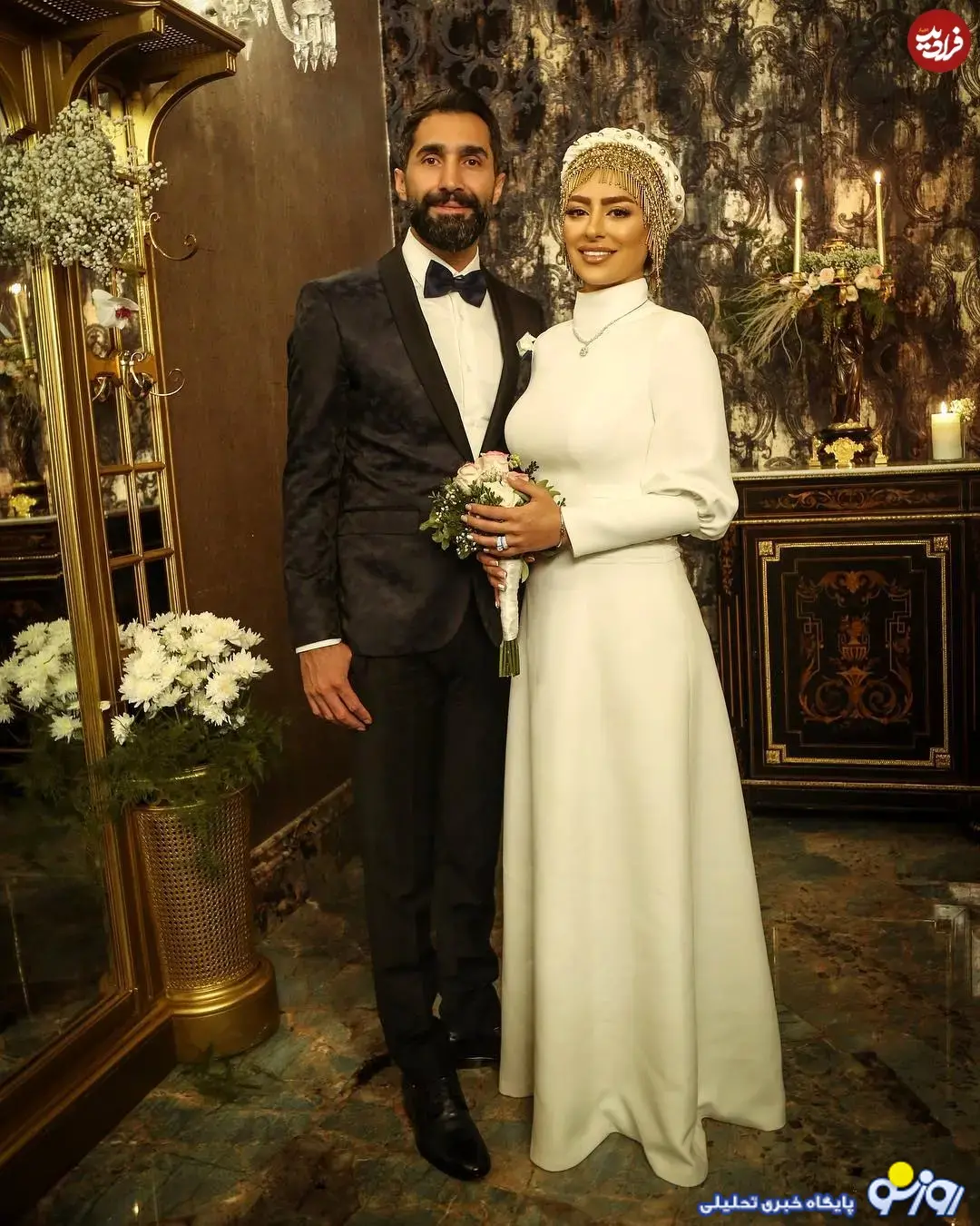 تصویر مراسم ازدواج سمانه پاکدل و هادی کاظمی